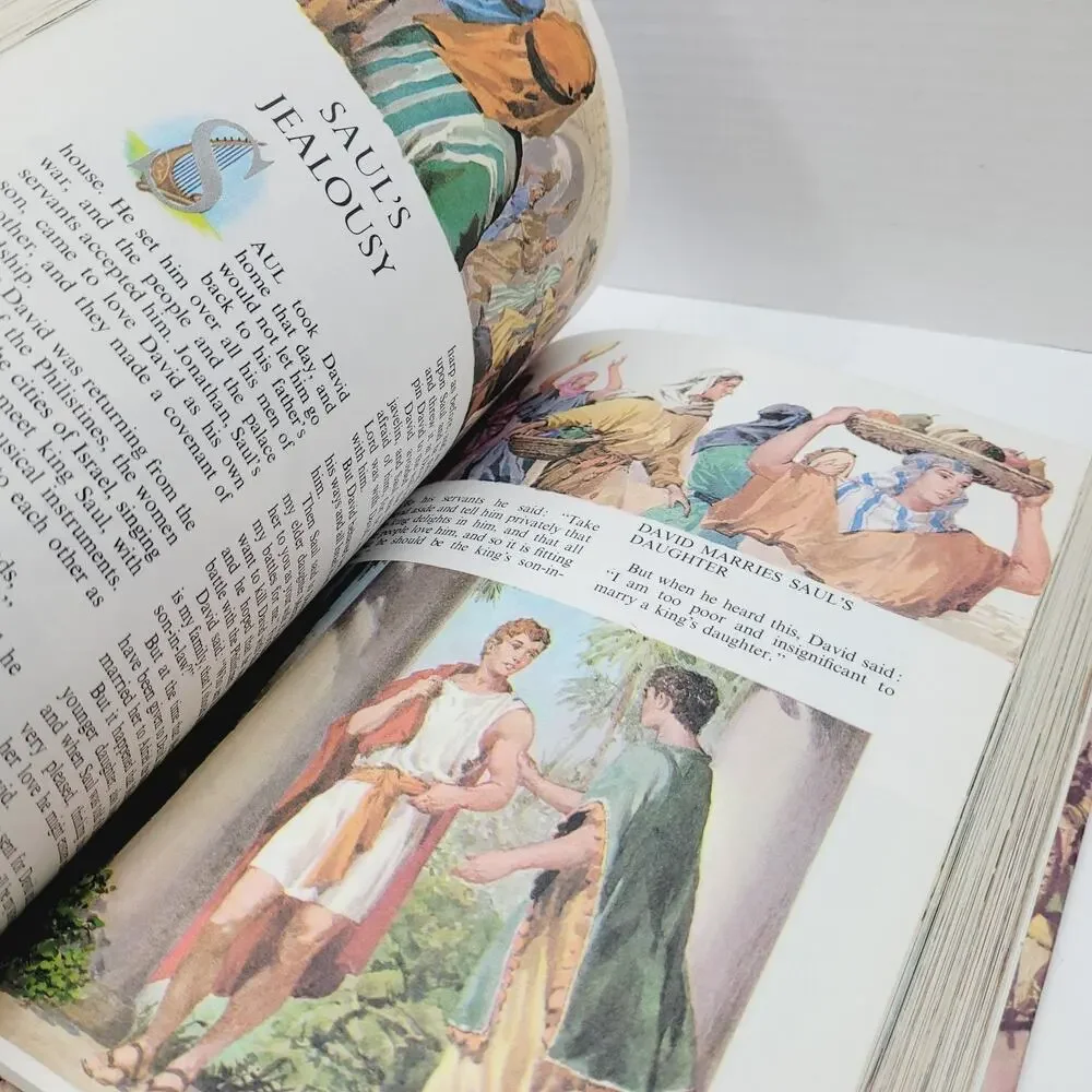 The Children's Bible Golden Press Illustrated 1965 Hard Cover